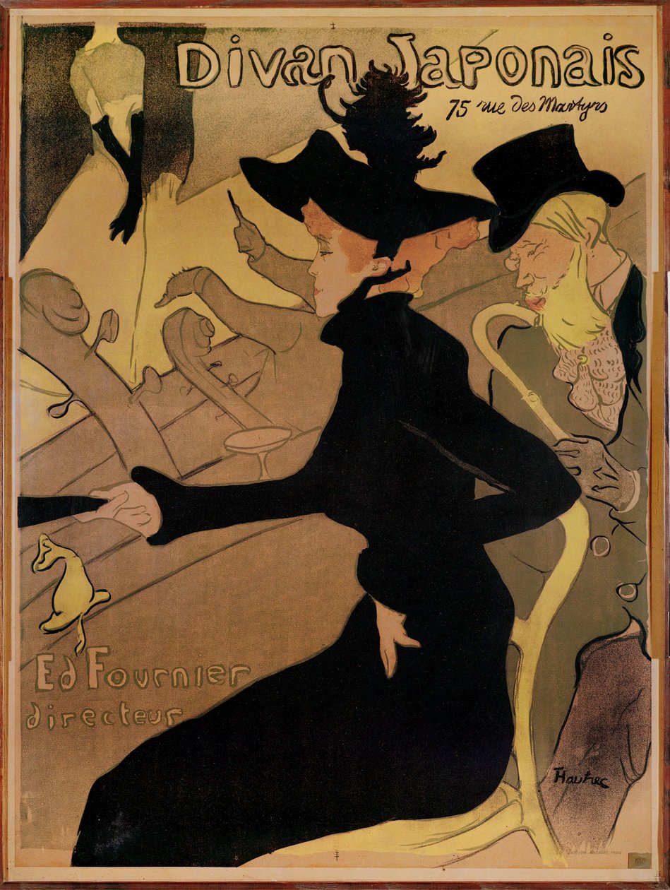 Discoteca Le Divan Japonais de Henri de Toulouse-Lautrec