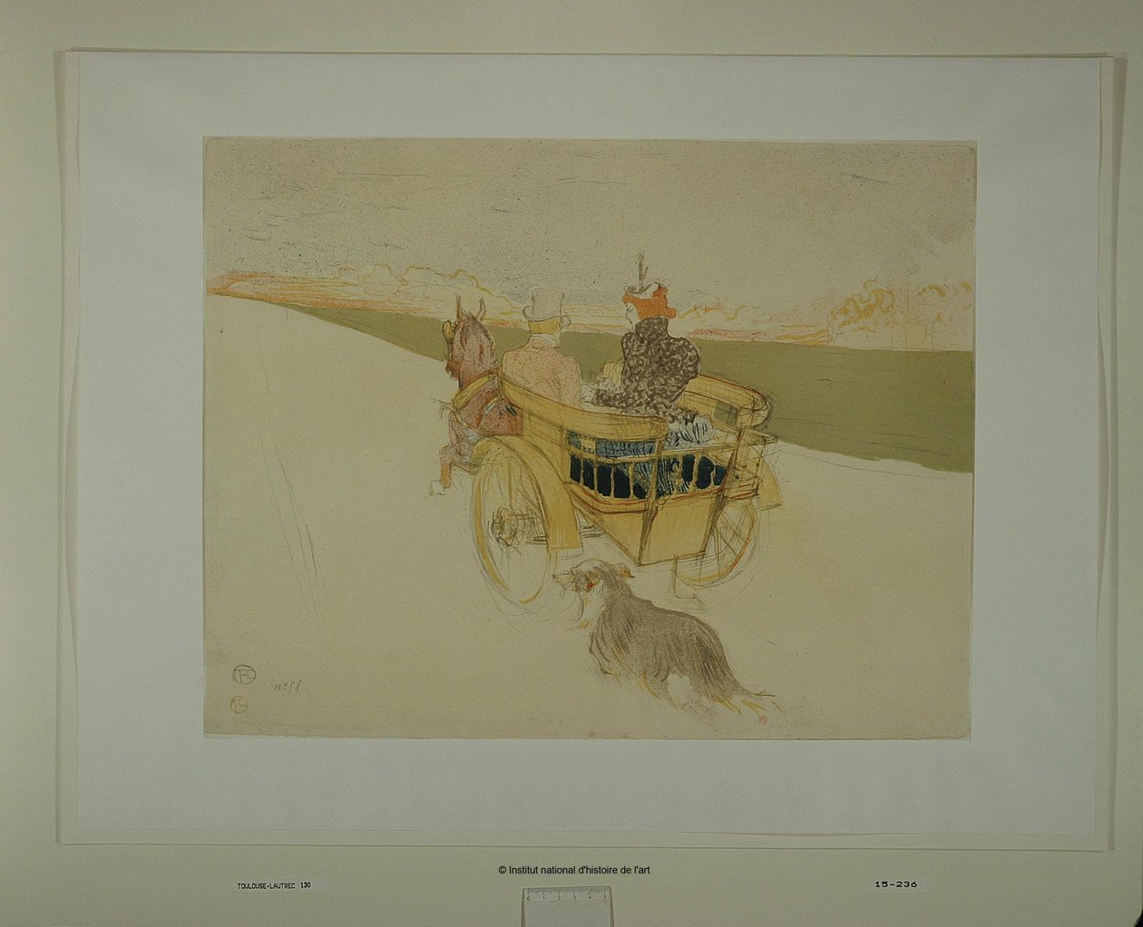 Passeio no campo de Henri de Toulouse-Lautrec