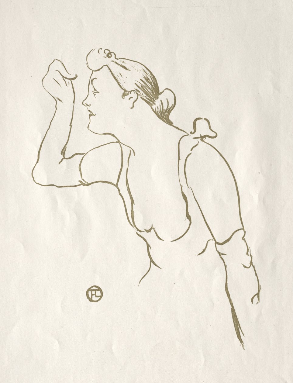 Paula Brebion de Henri de Toulouse-Lautrec