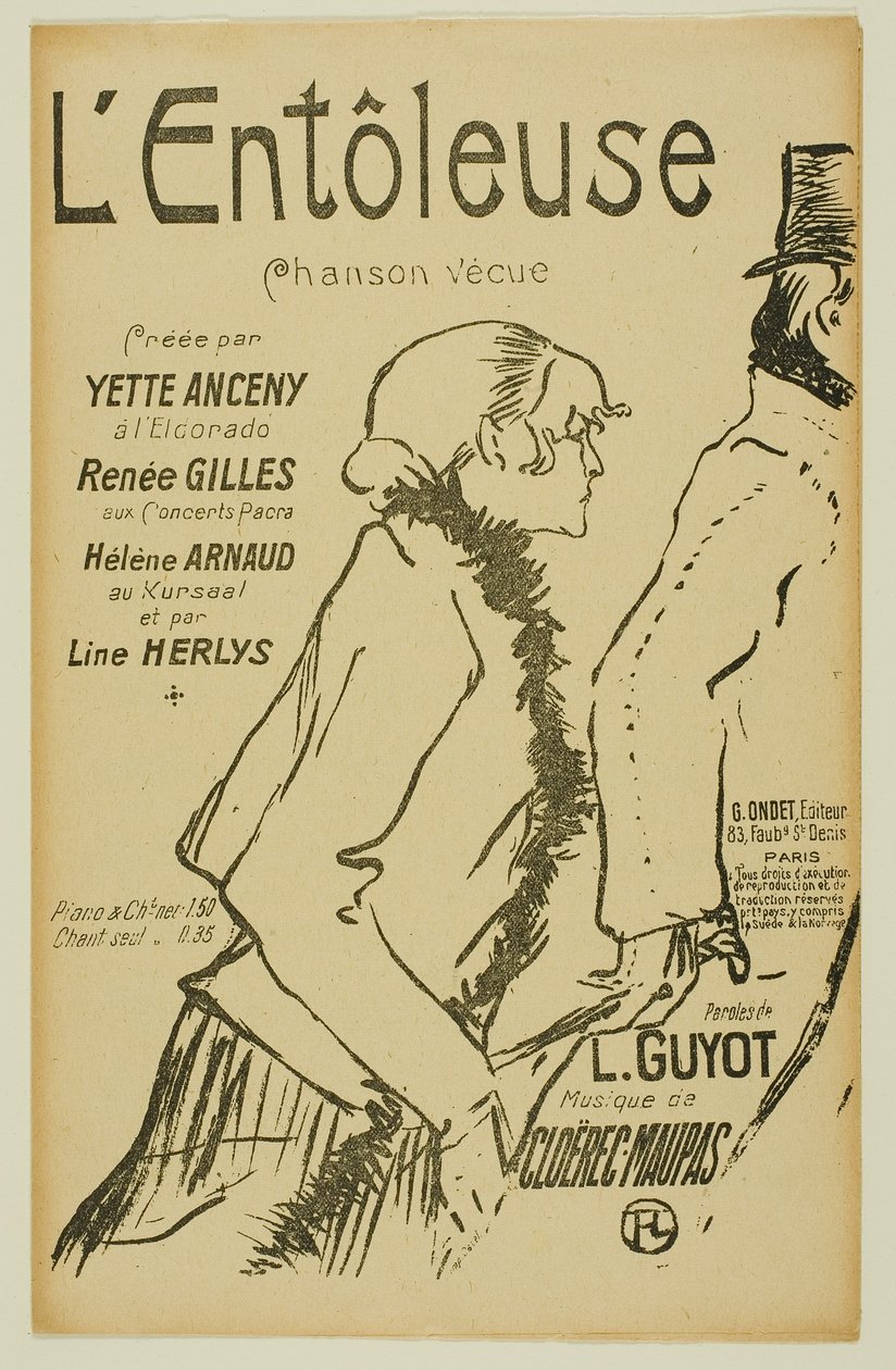 Pobre Caminhante de Rua! de Henri de Toulouse-Lautrec