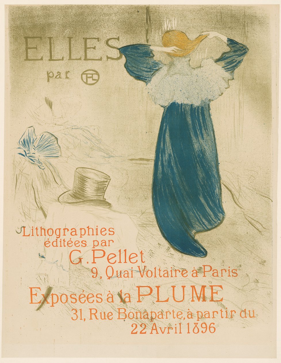 Pôster para Elles de Henri de Toulouse-Lautrec