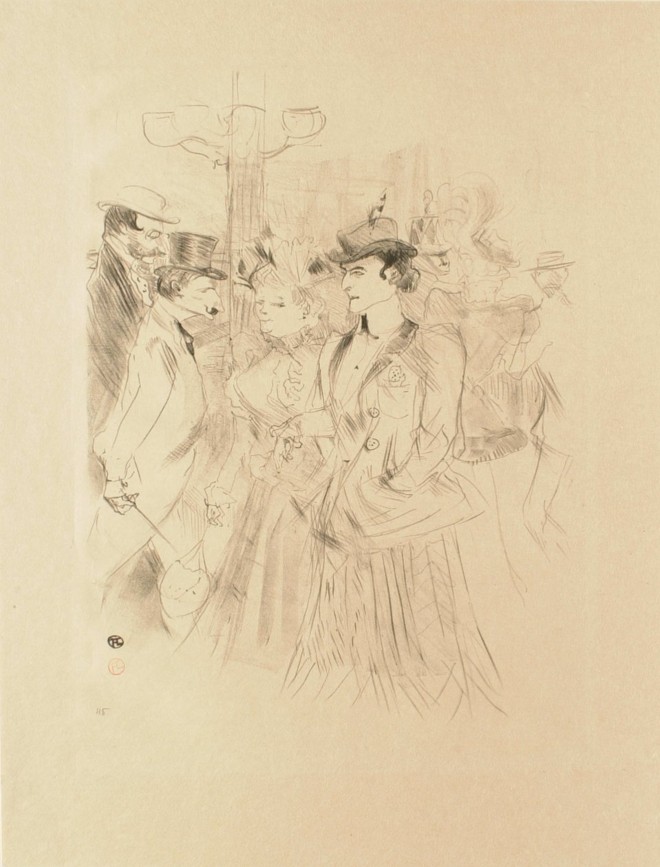 Passeio (Promenoir) de Henri de Toulouse-Lautrec