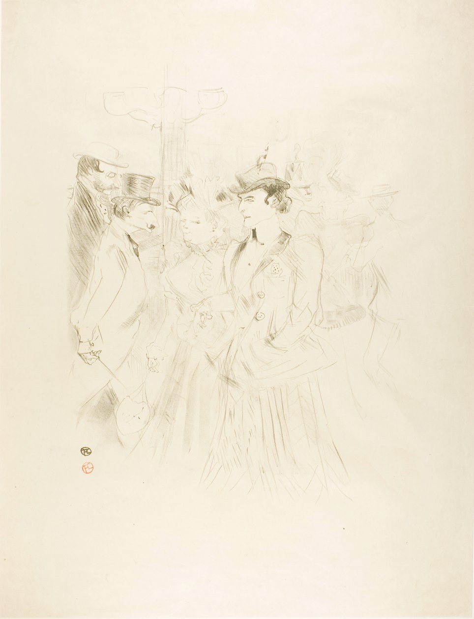 Passeio de Henri de Toulouse-Lautrec