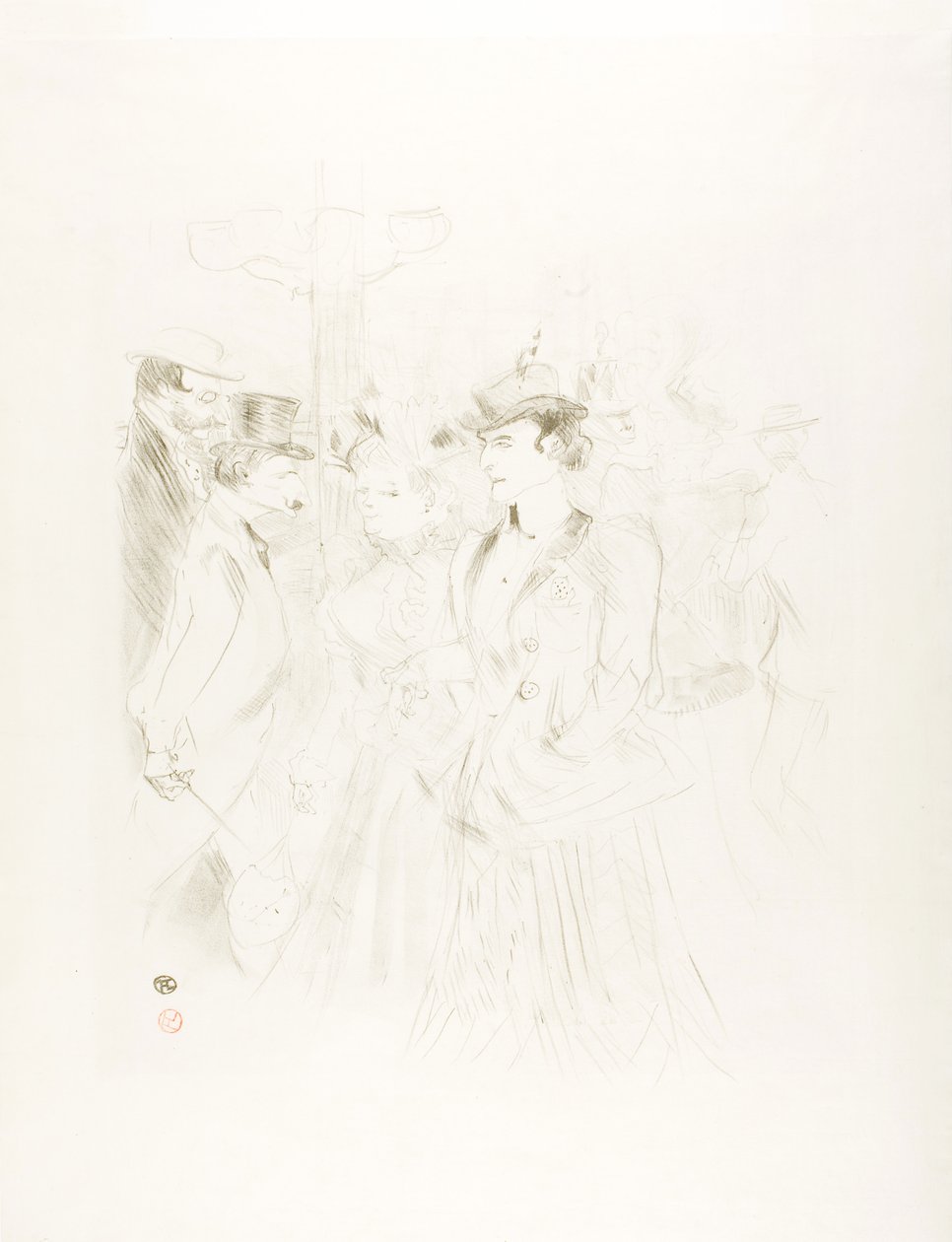 Passeio de Henri de Toulouse-Lautrec