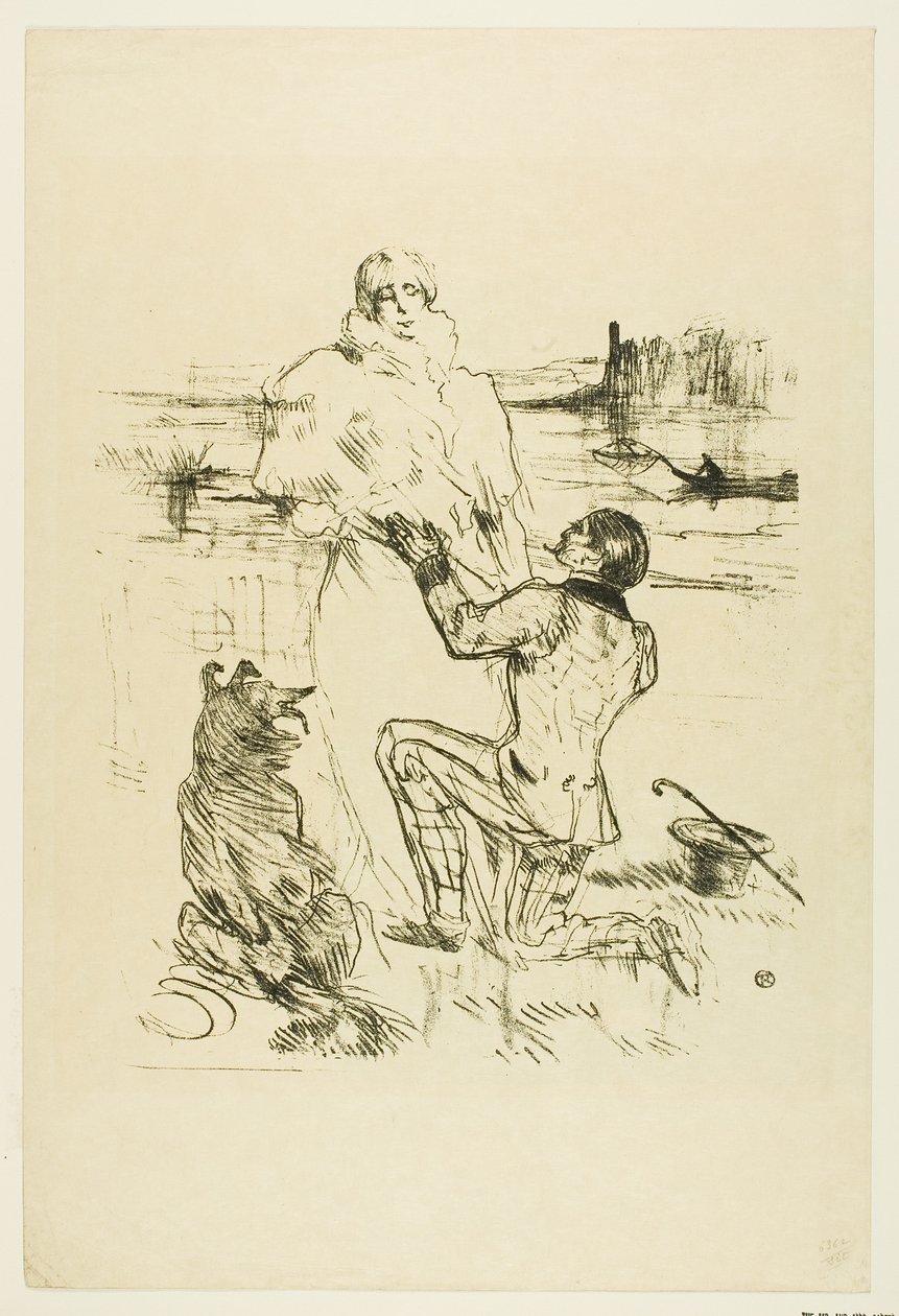 Proposta (primeira placa) de Henri de Toulouse-Lautrec