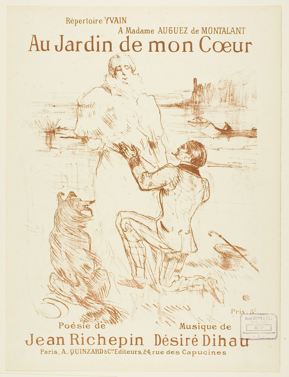 Proposta (primeira placa) de Henri de Toulouse-Lautrec