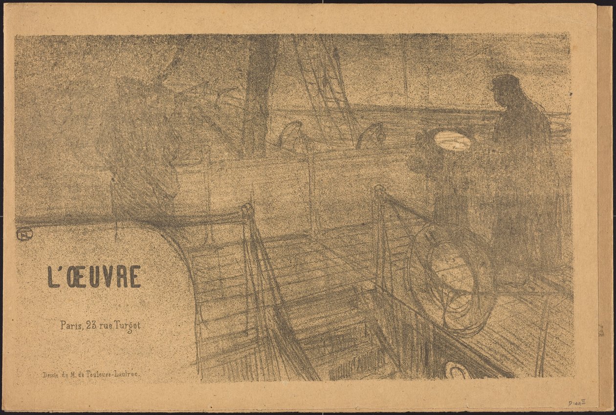Prospeto Programa da obra de Henri de Toulouse-Lautrec
