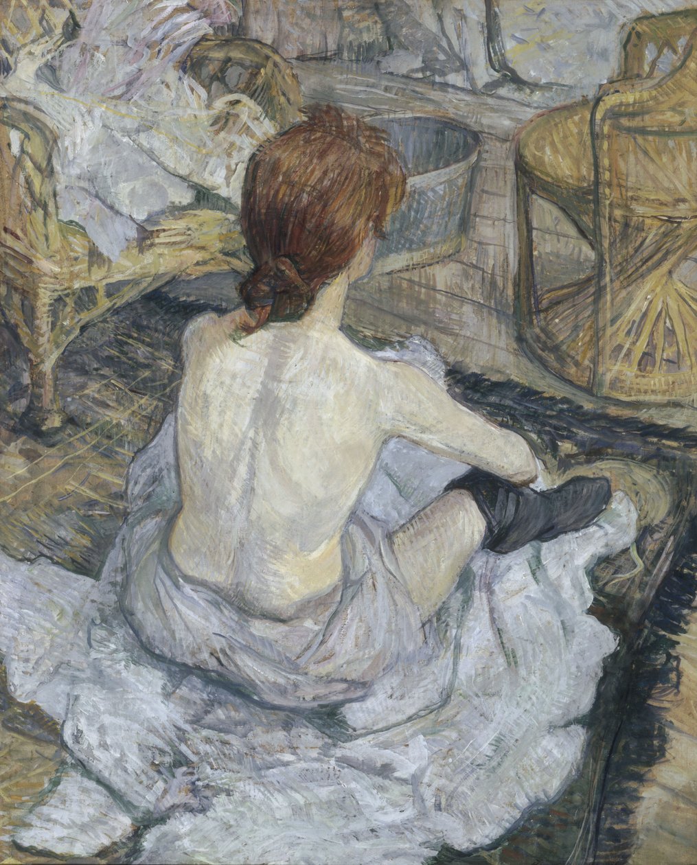 Rousse, também conhecida por La Toilette de Henri de Toulouse-Lautrec