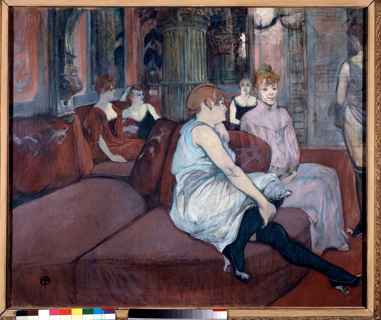 Salão na Rue des Moulins de Henri de Toulouse Lautrec