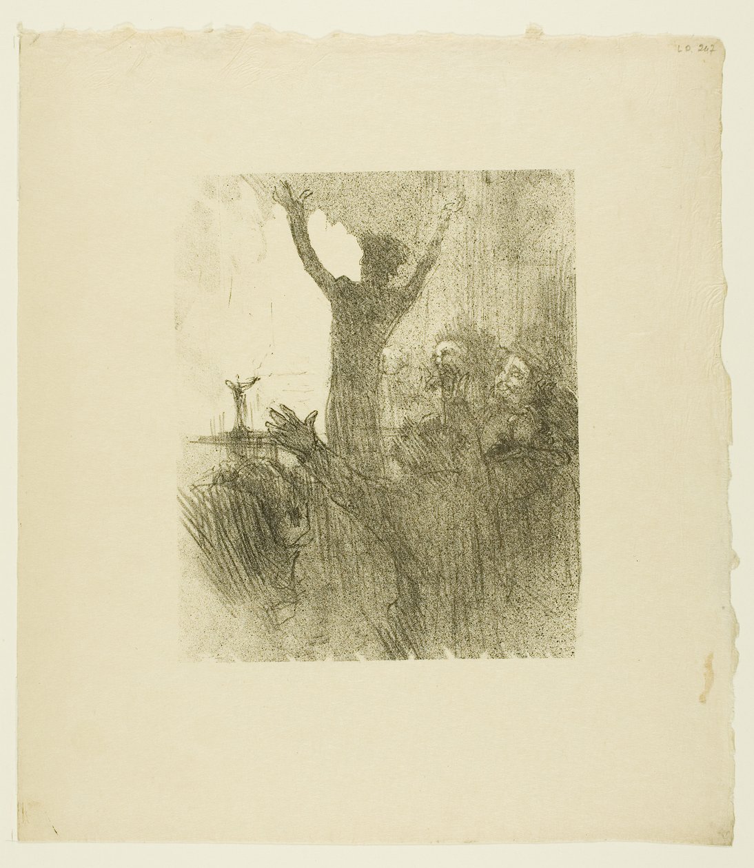 Schlomé Fuss na Sinagoga, de Au Pied du Sinaï de Henri de Toulouse-Lautrec
