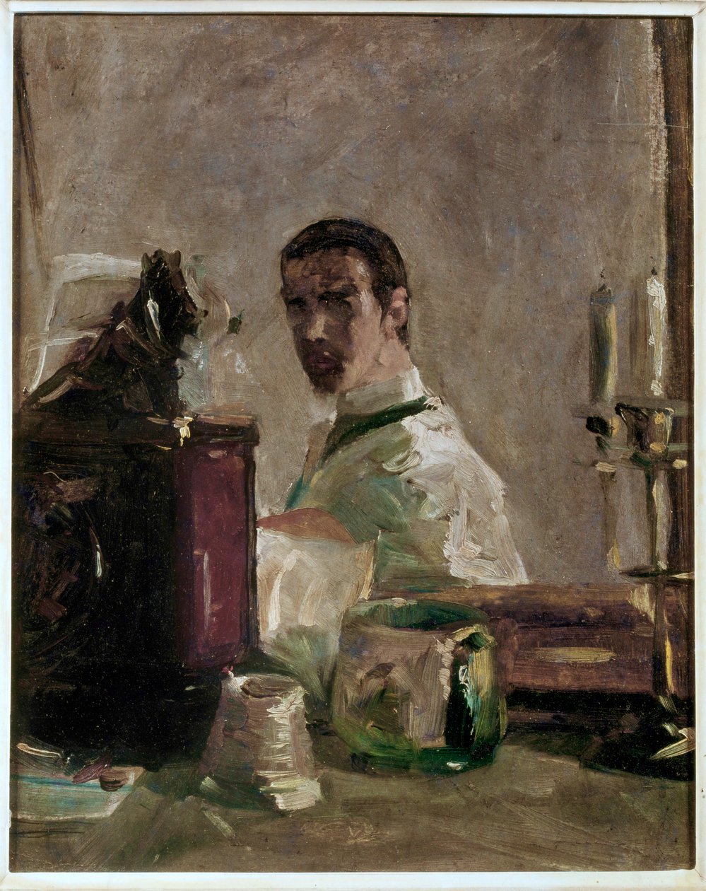 Autorretrato (pintura sobre tela) de Henri de Toulouse-Lautrec