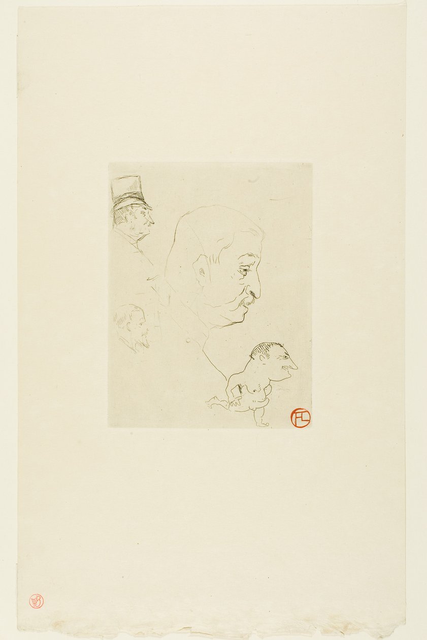 Retrato falado de Henri de Toulouse-Lautrec