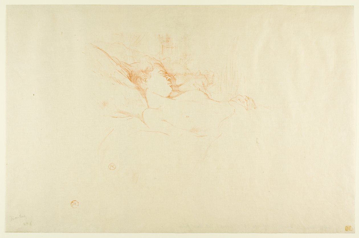 Dormir de Henri de Toulouse-Lautrec
