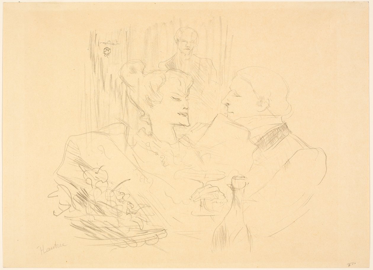 Ceia em Londres de Henri de Toulouse-Lautrec