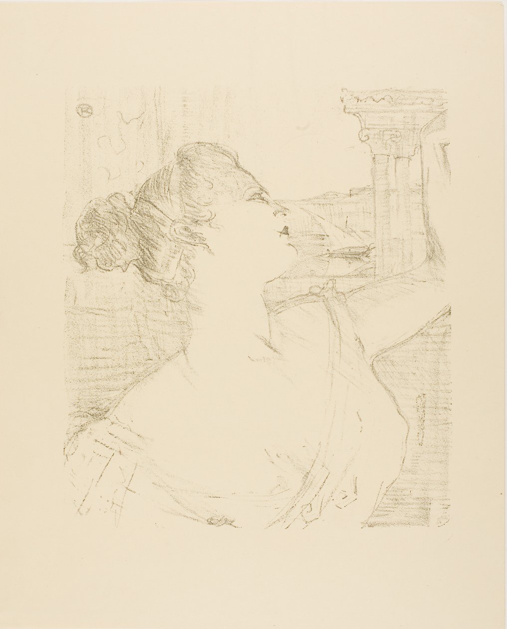 Sybil Sanderson, de Treze Litografias de Henri de Toulouse-Lautrec