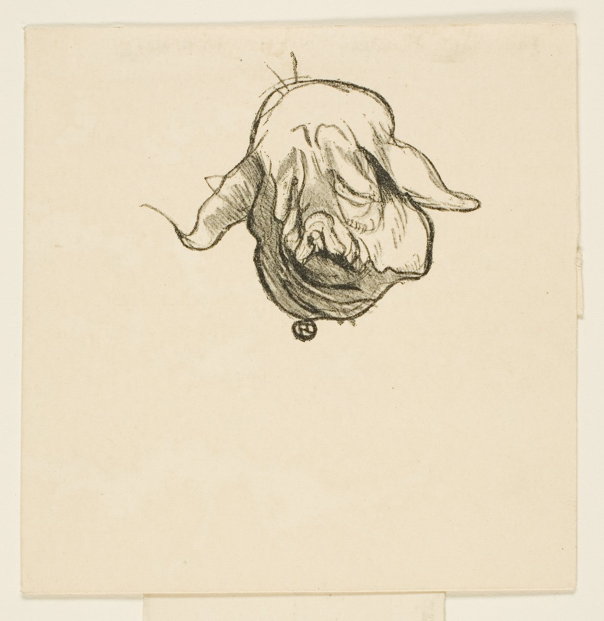 Tailpiece de At the Foot of Sinai de Henri de Toulouse-Lautrec