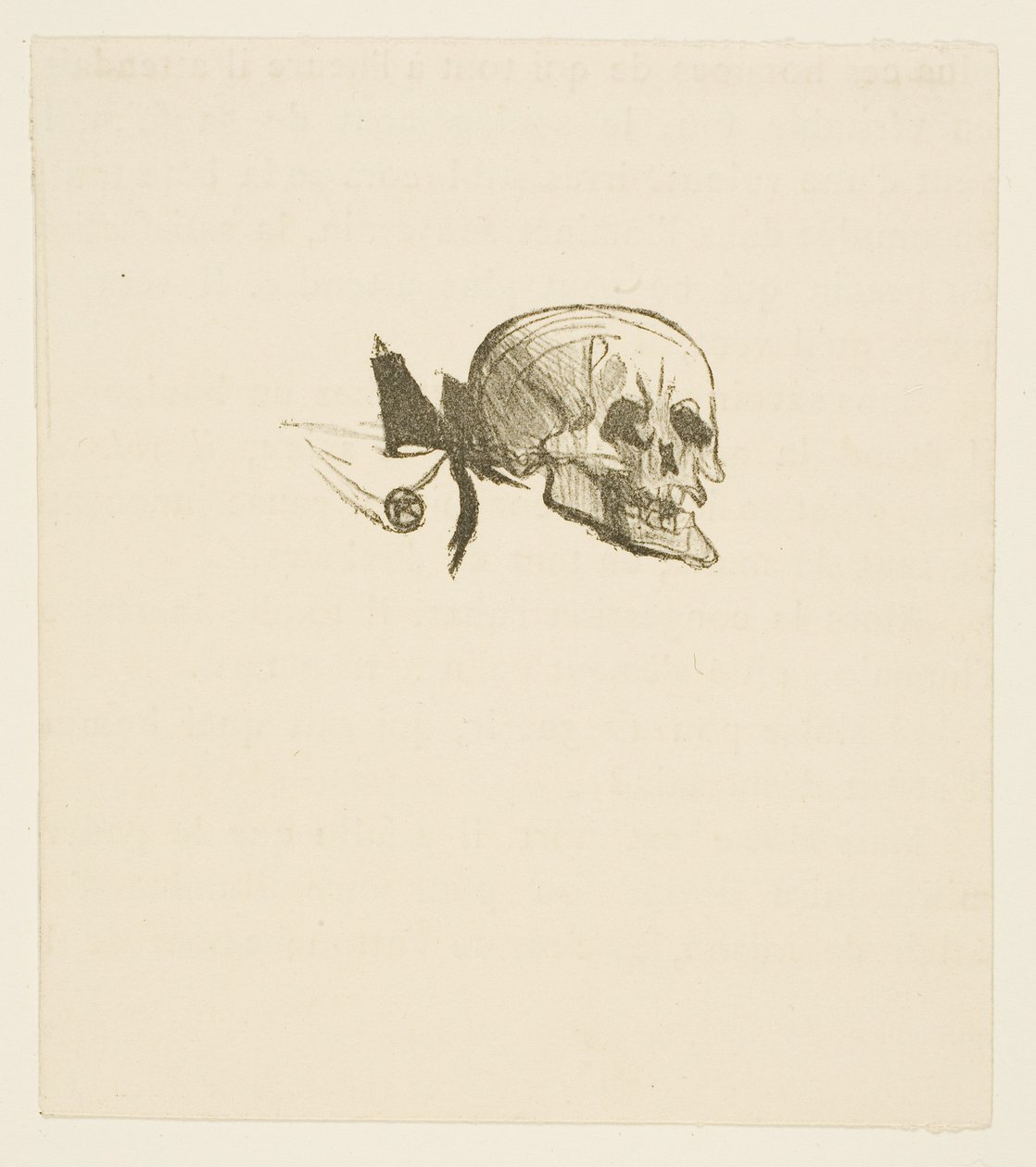 Tailpiece de At the Foot of Sinai de Henri de Toulouse-Lautrec