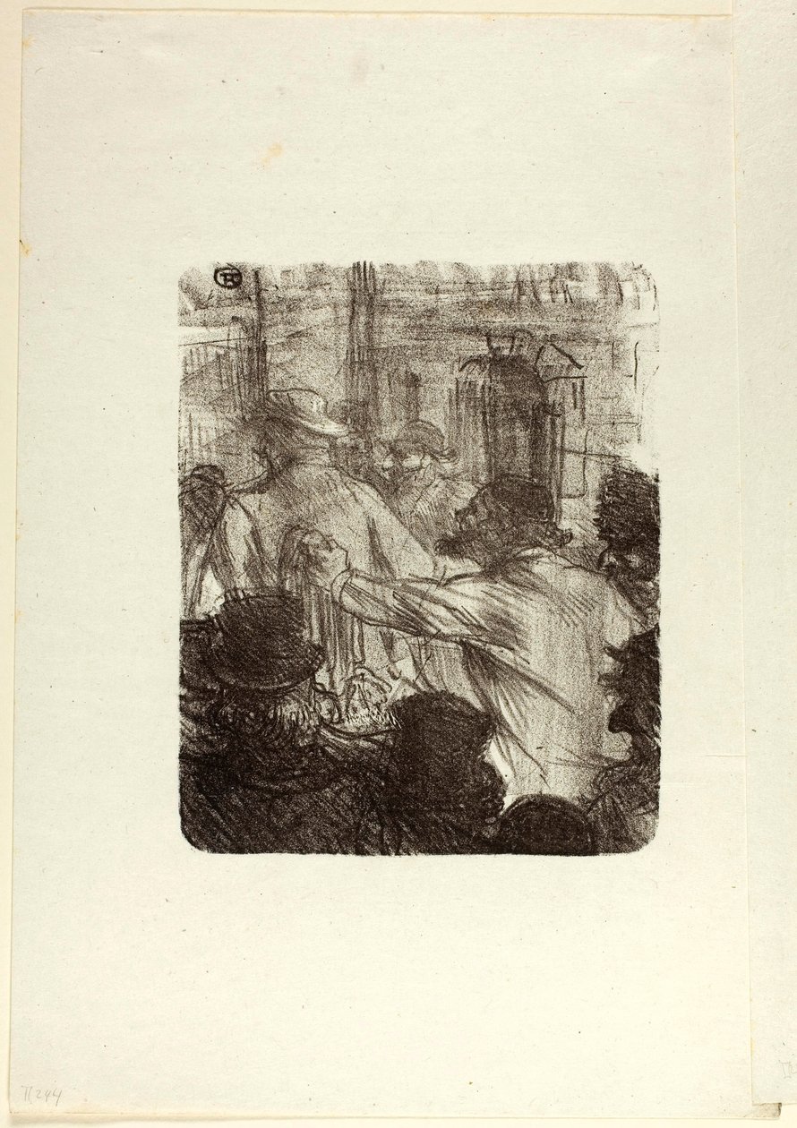 Mercado Têxtil, Cracóvia, de Au Pied du Sinaï de Henri de Toulouse-Lautrec