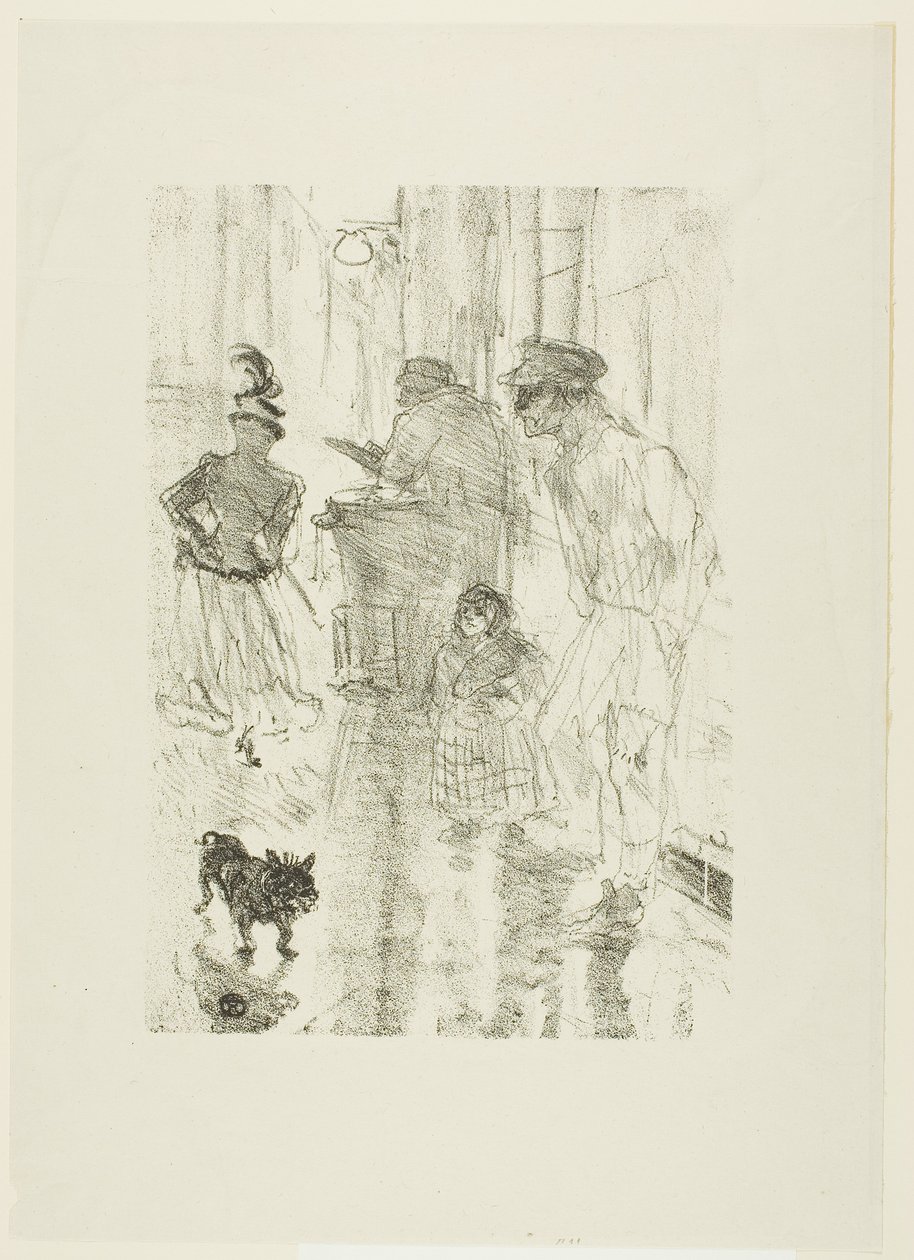 O vendedor de castanhas de Henri de Toulouse-Lautrec