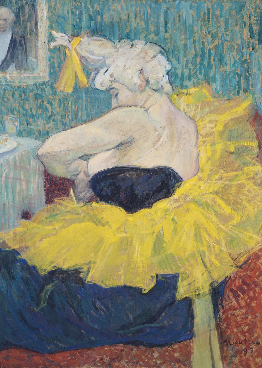 A palhaça Cha-U-Kao em um tutu de Henri de Toulouse Lautrec