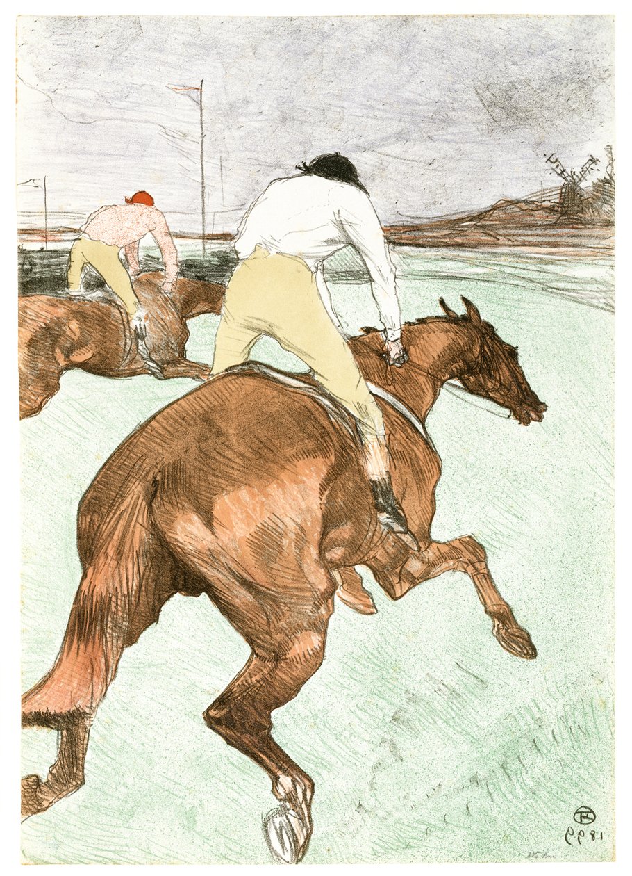 O jóquei de Henri de Toulouse Lautrec