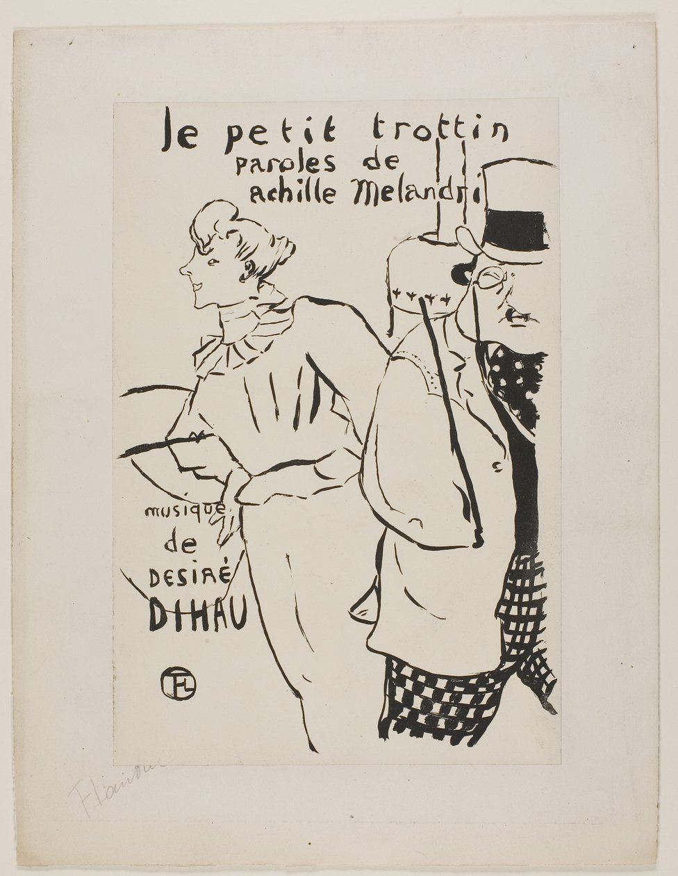A menininha de recados de Henri de Toulouse-Lautrec