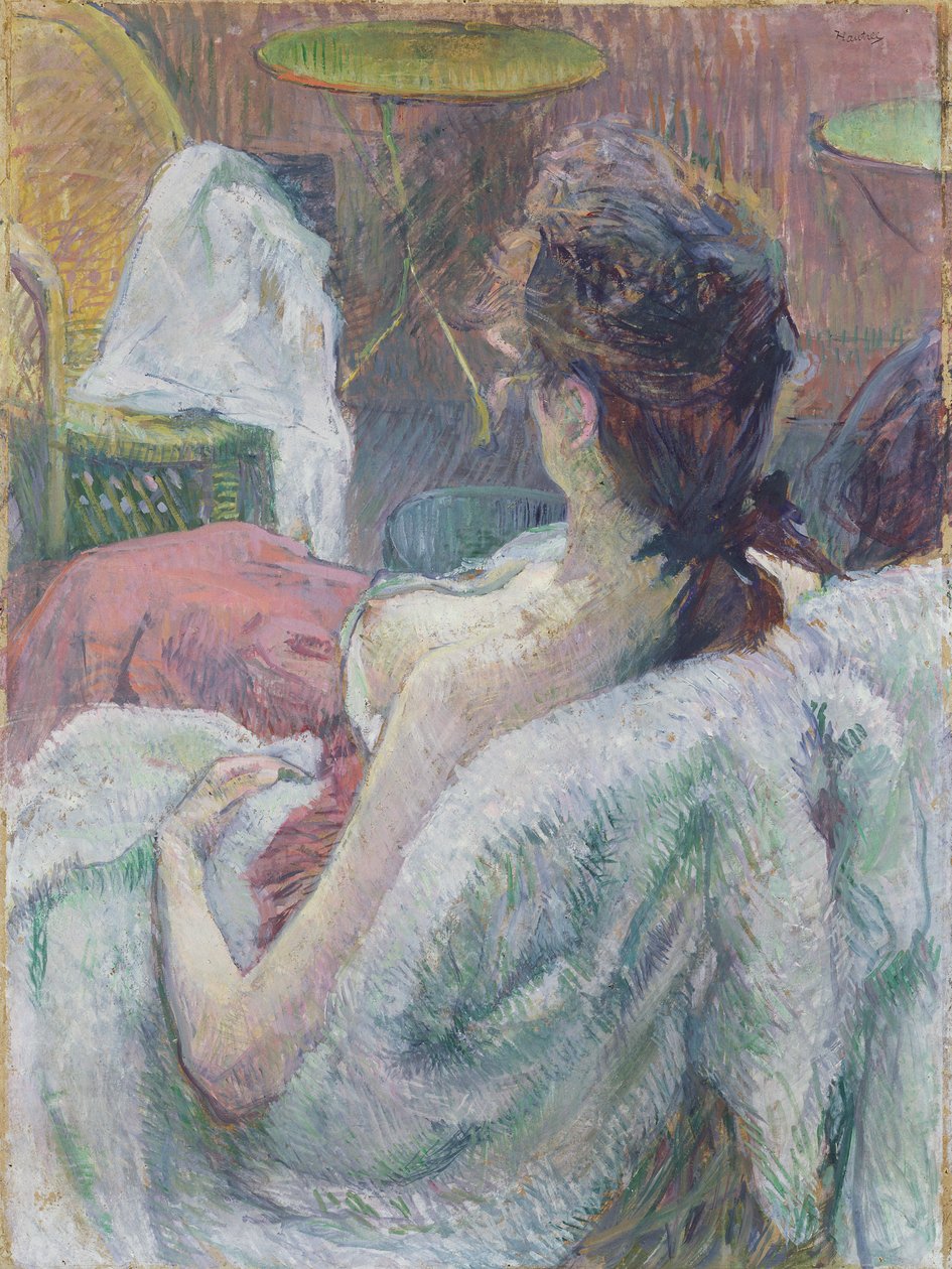 O descanso modelo de Henri de Toulouse Lautrec