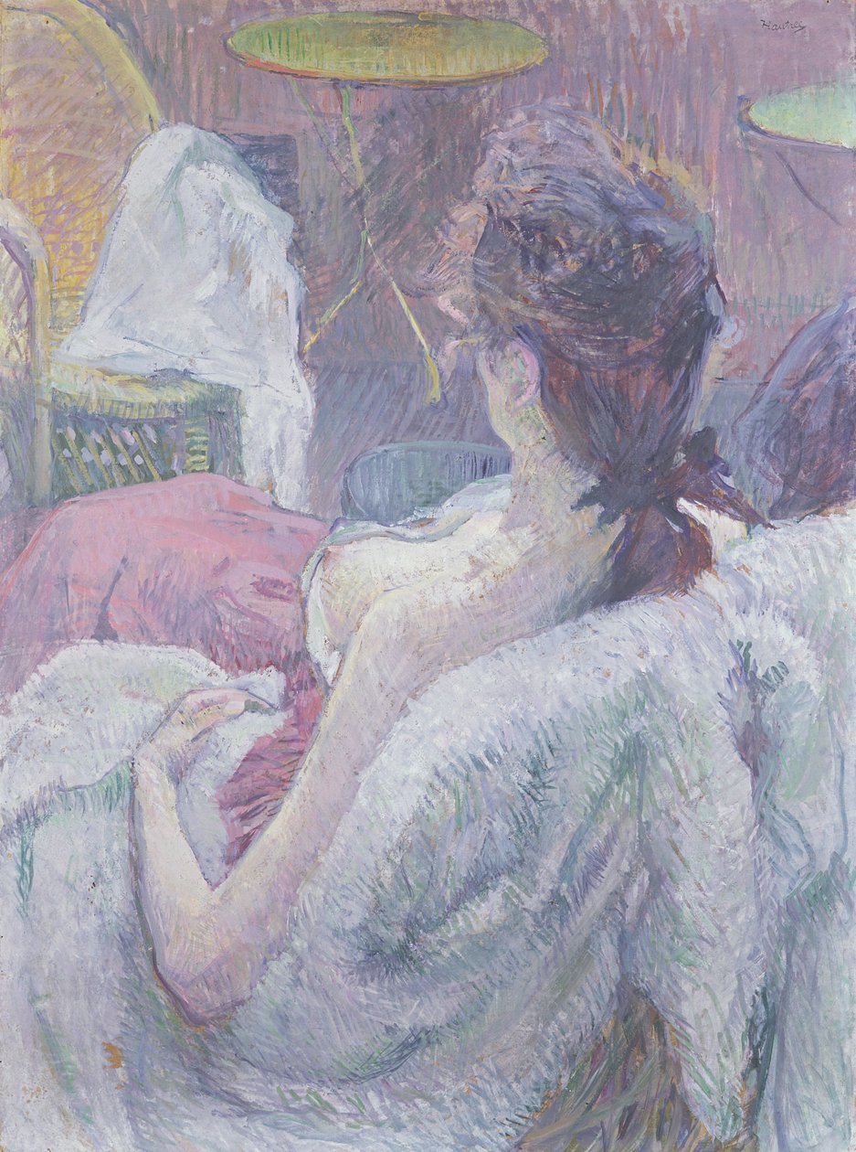 O descanso da modelo de Henri de Toulouse Lautrec