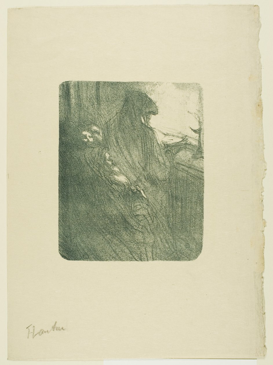 Os Velhos Namoros, de Melodias de Désiré Dihau de Henri de Toulouse-Lautrec