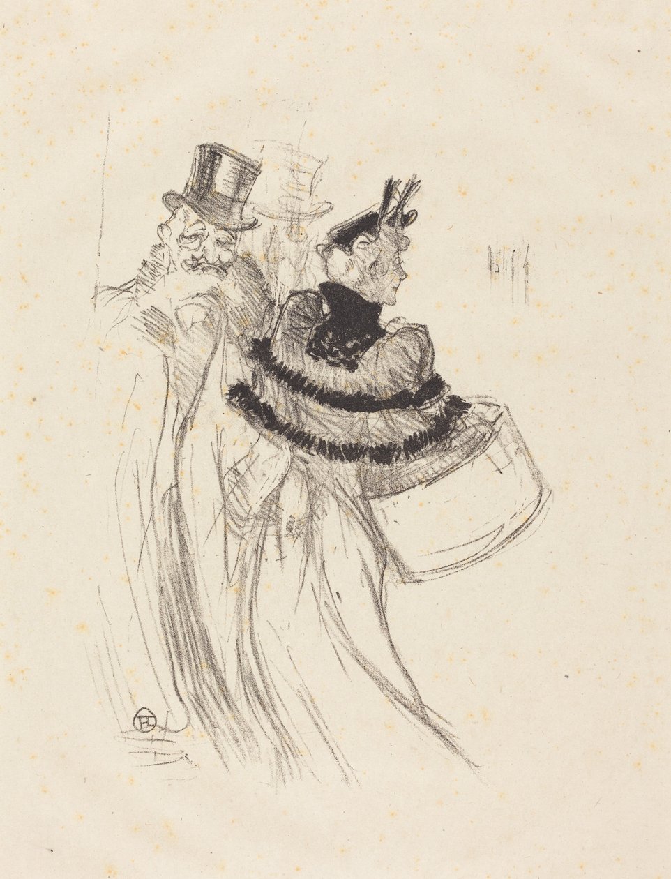 The Old Gentlemen (Os senhores idosos) de Henri de Toulouse-Lautrec