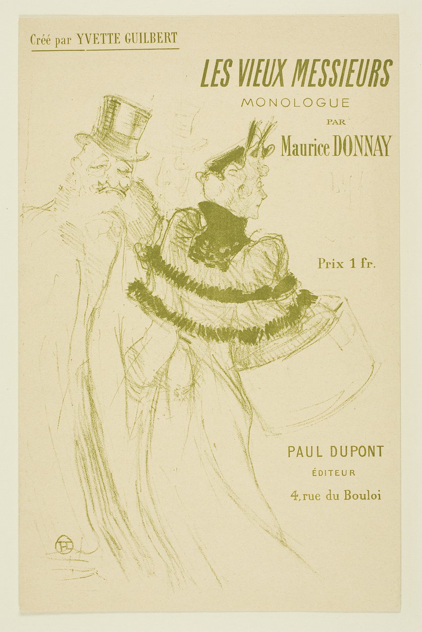 Os velhos senhores de Henri de Toulouse-Lautrec