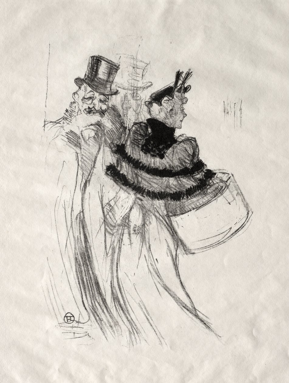 Os velhos senhores de Henri de Toulouse-Lautrec