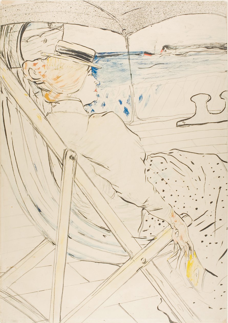 O Passageiro na Cabine 54—O Cruzeiro de Henri de Toulouse-Lautrec