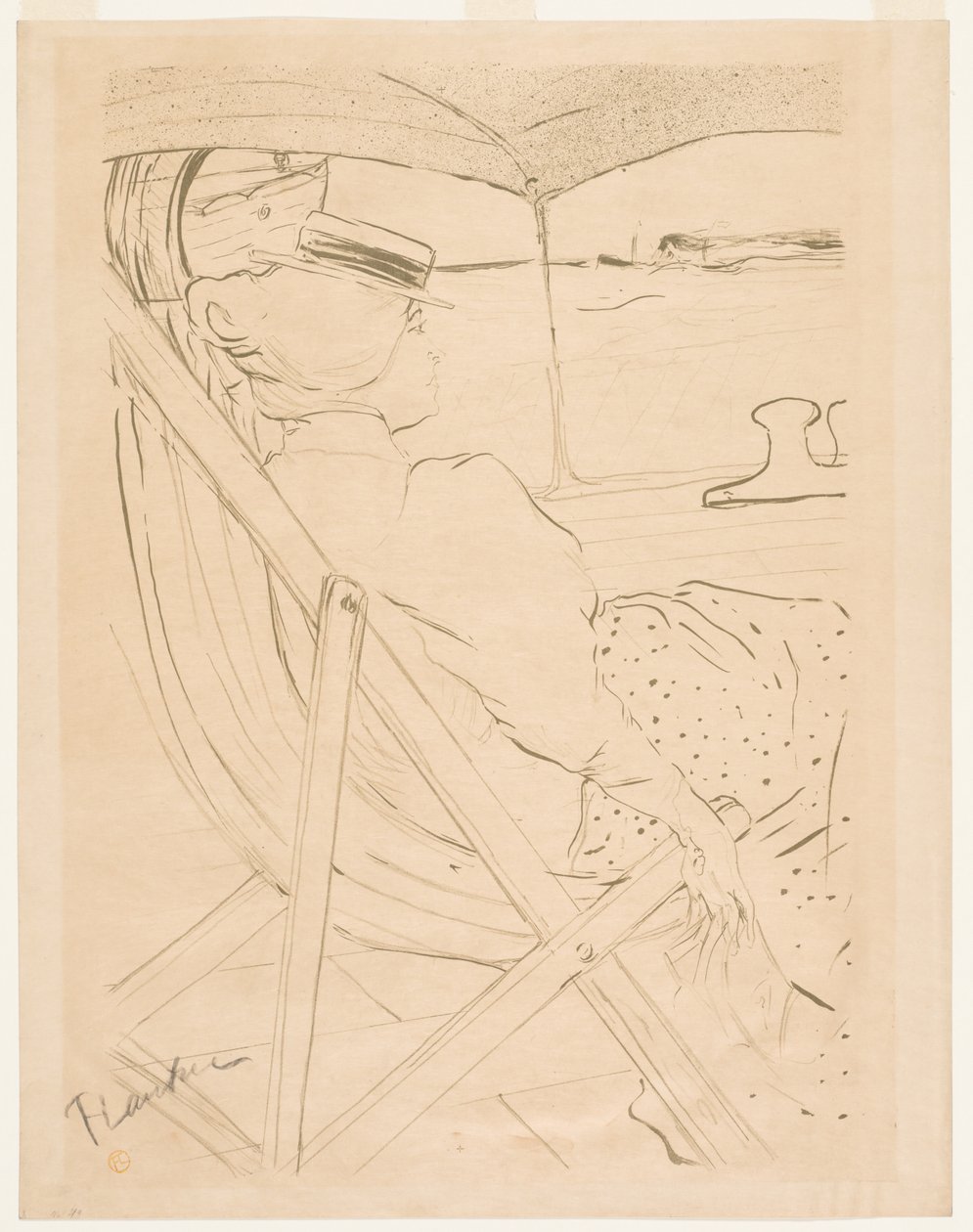 O passageiro de 54 de Henri de Toulouse-Lautrec
