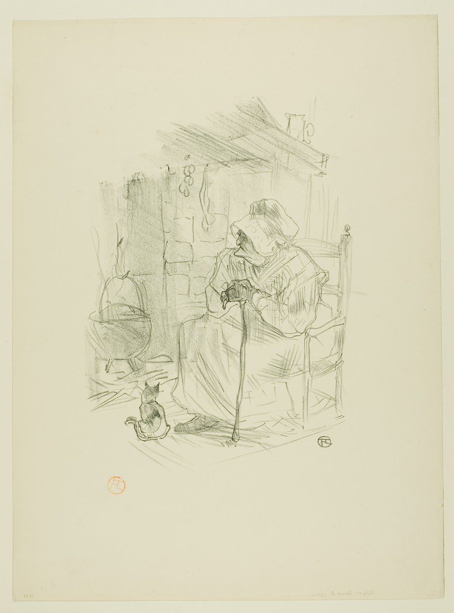 O Segredo, de Mélodies de Désiré Dihau de Henri de Toulouse-Lautrec