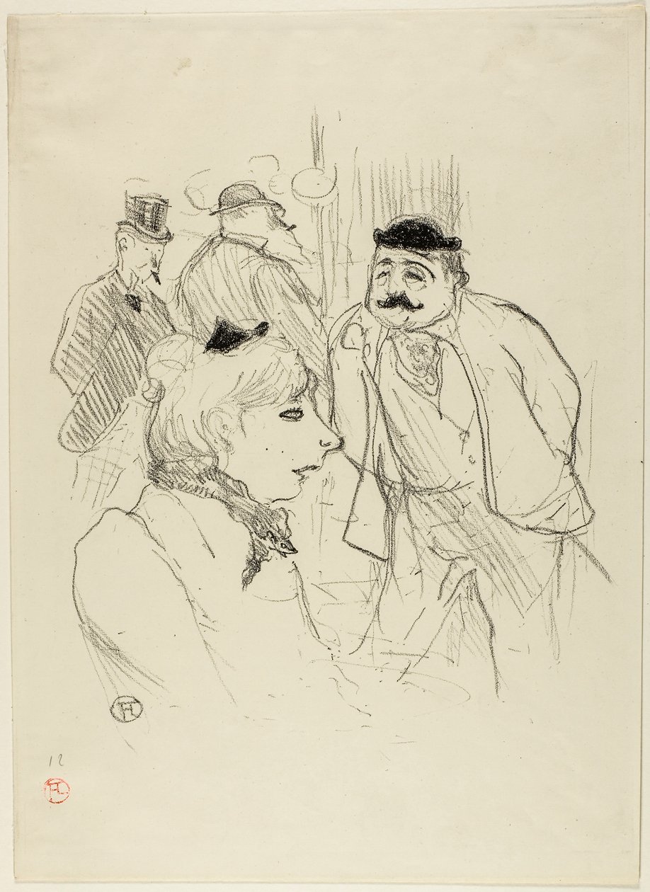 A Caçada - Moulin Rouge de Henri de Toulouse-Lautrec