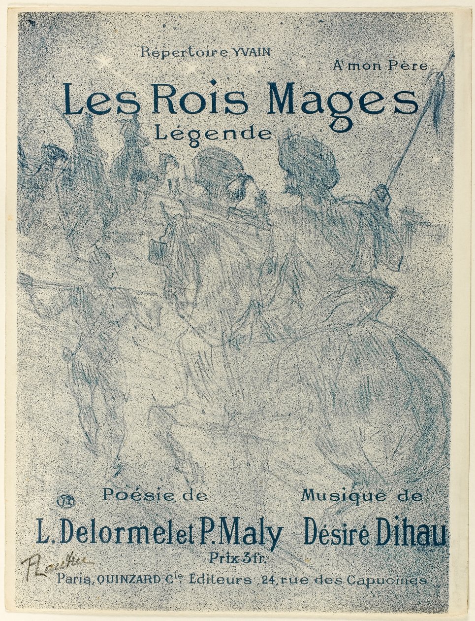 Os três homens sábios de Henri de Toulouse-Lautrec