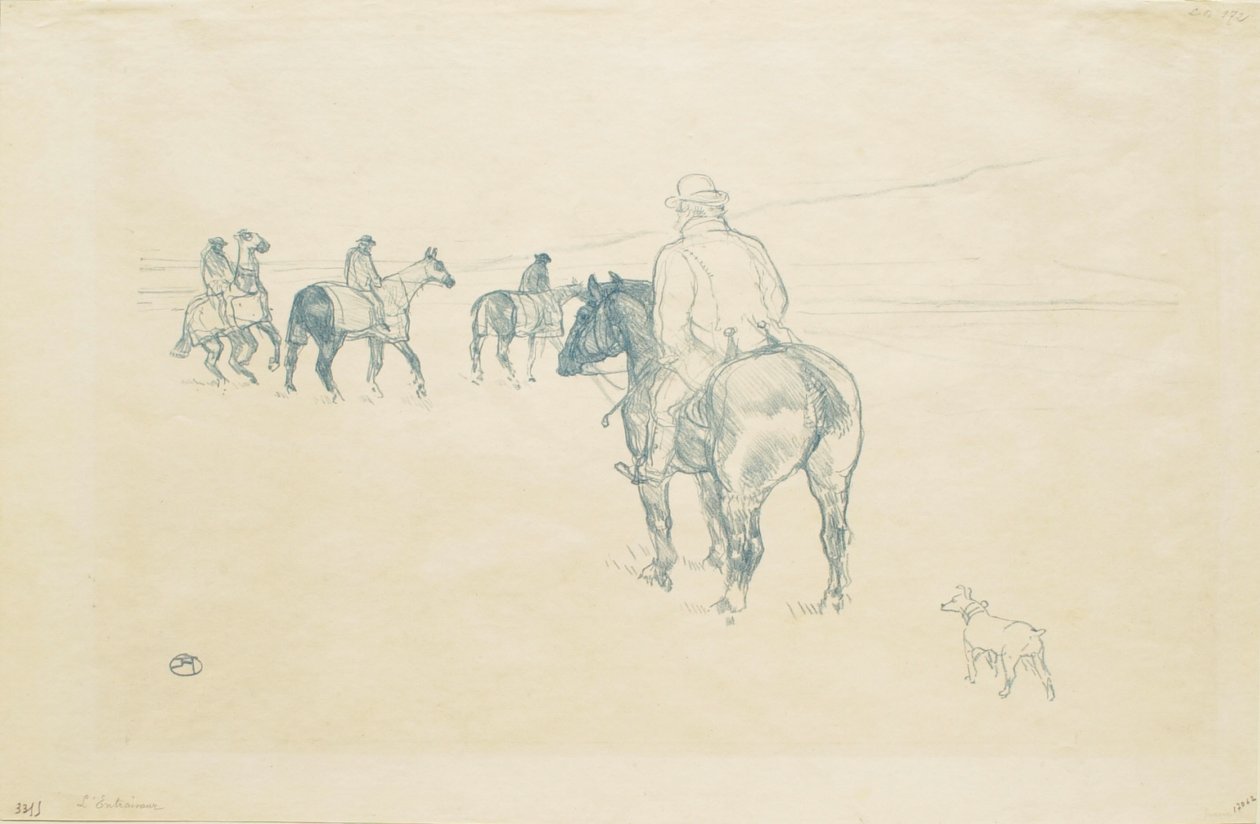 O treinador de Henri de Toulouse-Lautrec