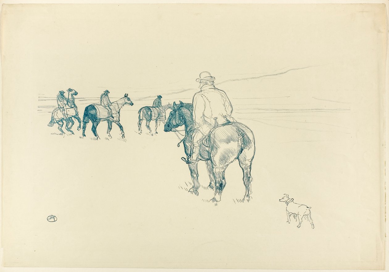 O treinador de Henri de Toulouse-Lautrec