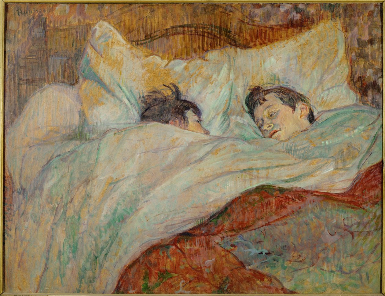 A cama de Henri de Toulouse-Lautrec