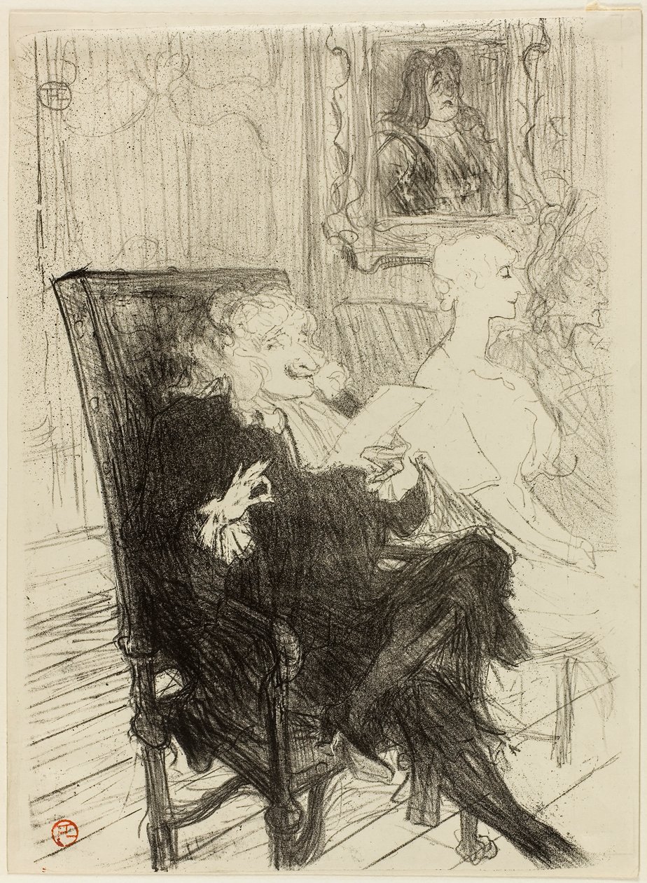 Truffier e Moreno, em Mulheres cultas de Henri de Toulouse-Lautrec