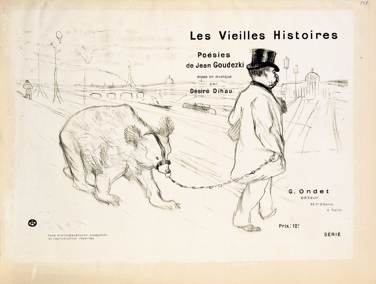 Capa de «Les Vieilles Histoires» de Henri de Toulouse-Lautrec