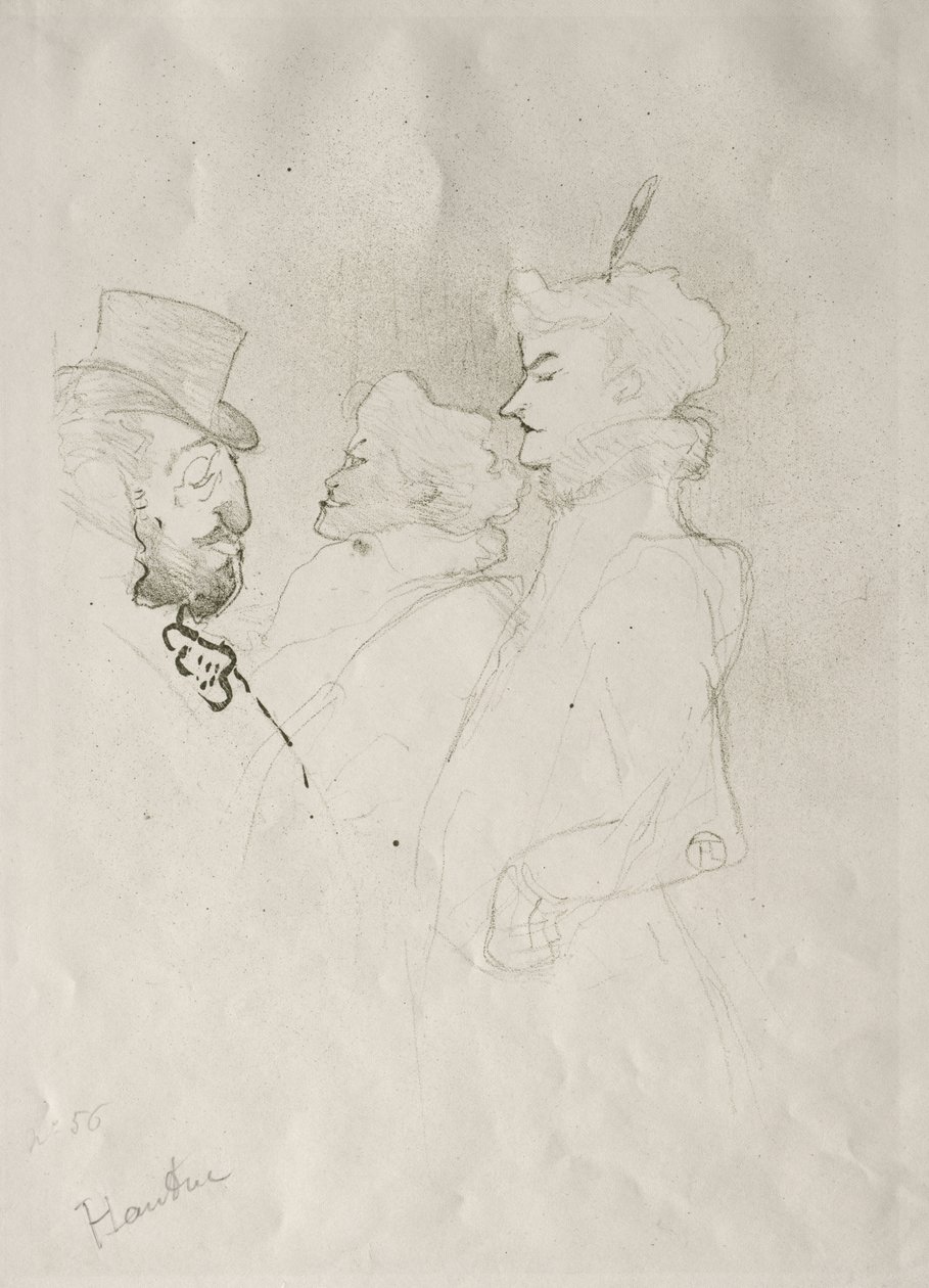 Por que não? Uma vez não constitui um hábito de Henri de Toulouse-Lautrec