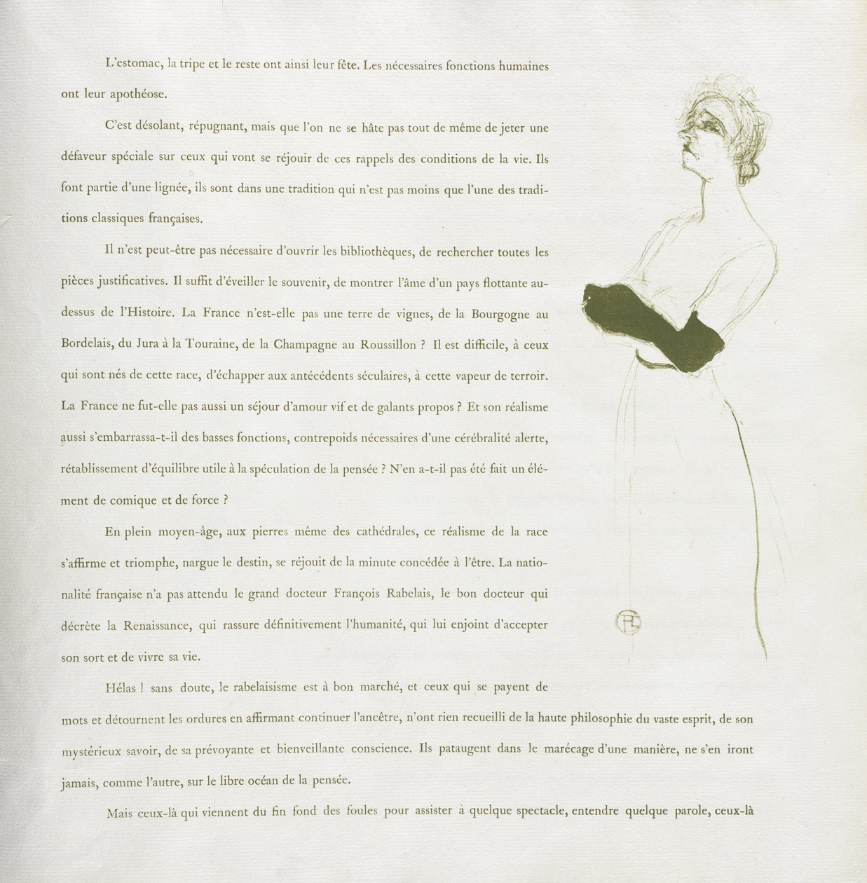 Série Yvette Guilbert-French: No. 10 de Henri de Toulouse-Lautrec
