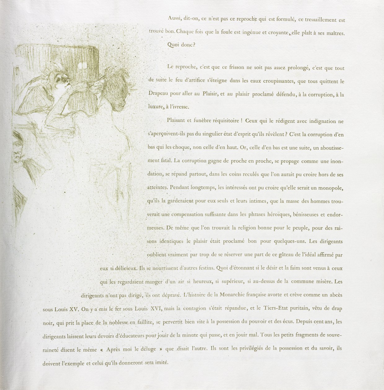 Série Yvette Guilbert-French: No. 13 de Henri de Toulouse-Lautrec