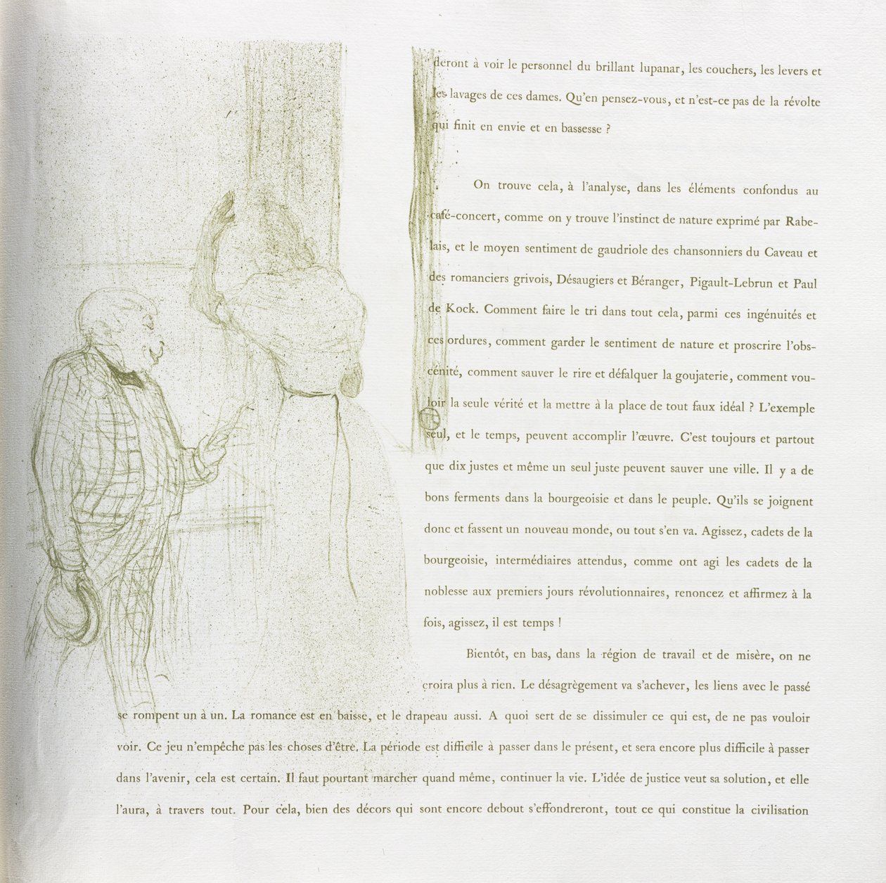 Série Yvette Guilbert-French: No. 15 de Henri de Toulouse-Lautrec