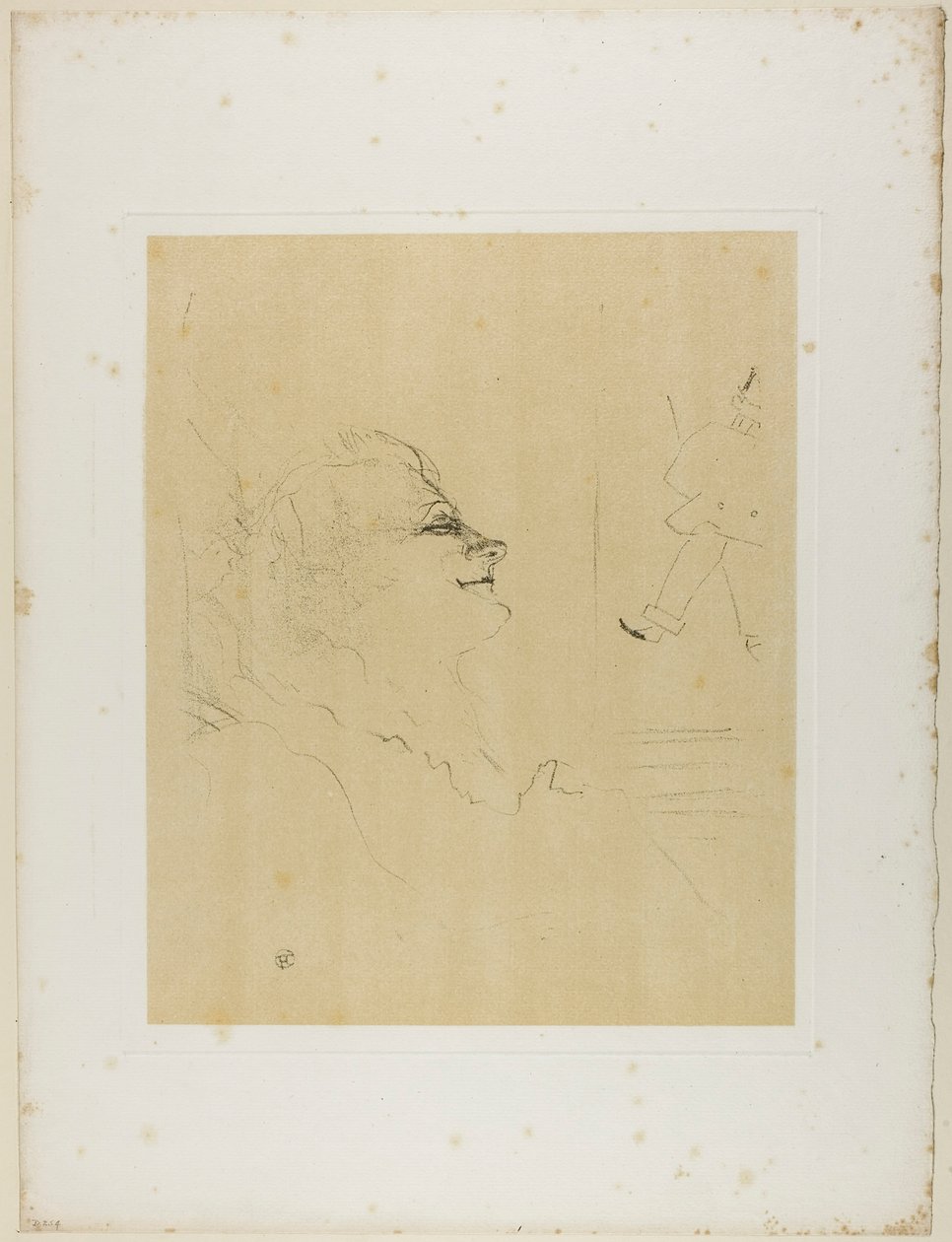 Yvette Guilbert—Pessima, de Yvette Guilbert de Henri de Toulouse-Lautrec