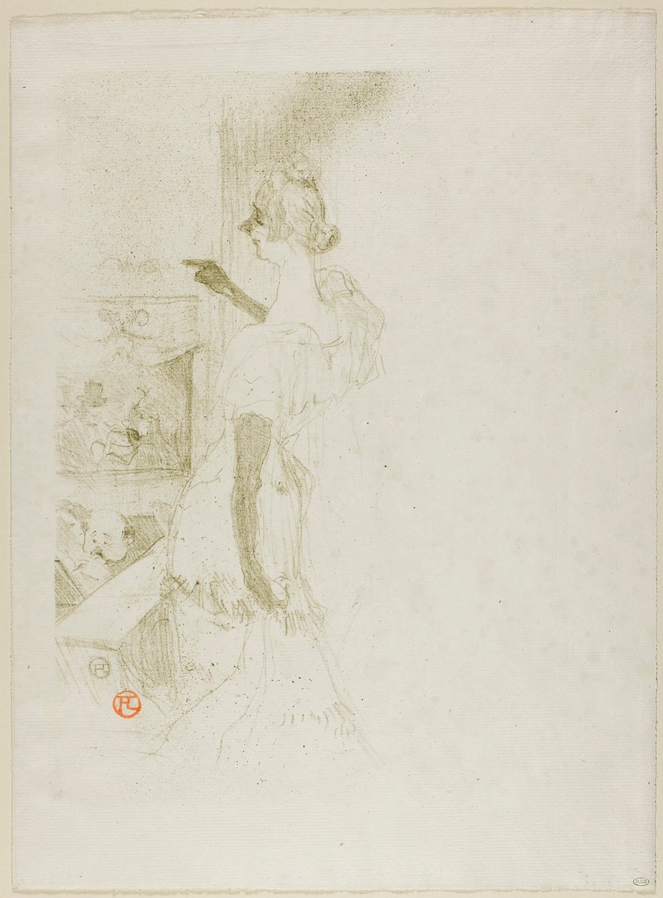 Yvette Guilbert de Henri de Toulouse-Lautrec