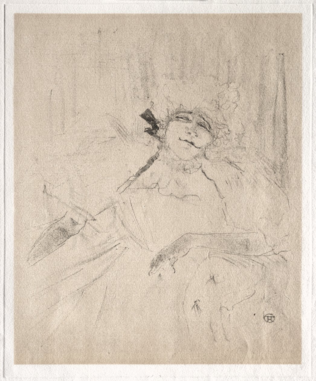 Yvette Guilbert: Canção Antiga de Henri de Toulouse-Lautrec