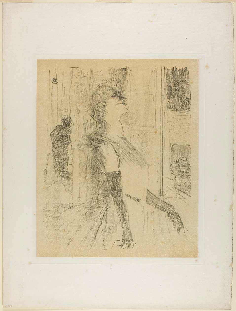 Yvette Guilbert no Palco, de Yvette Guilbert de Henri de Toulouse-Lautrec